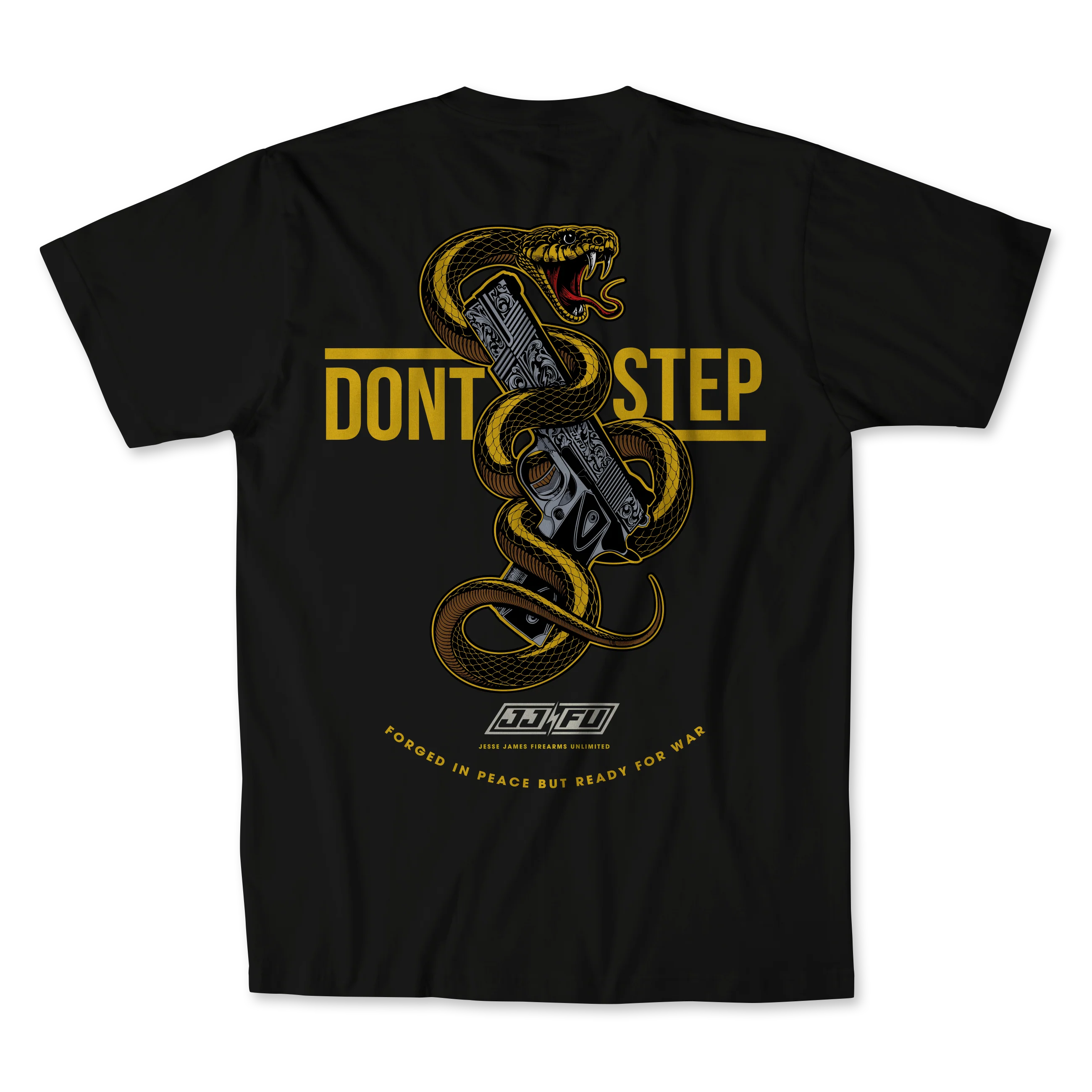 JJFU DONT STEP TEE - BLACK