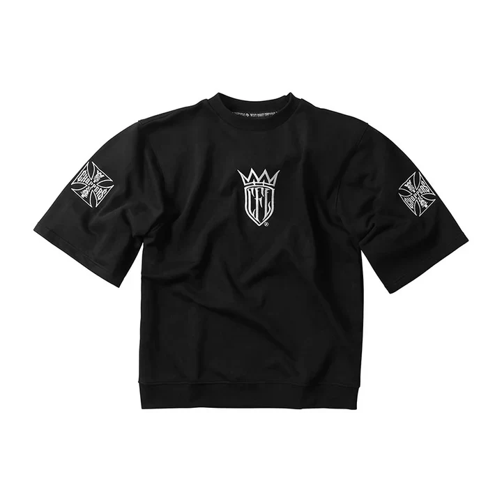 WCC CHOP SLEEVE SWEATER – BLACK