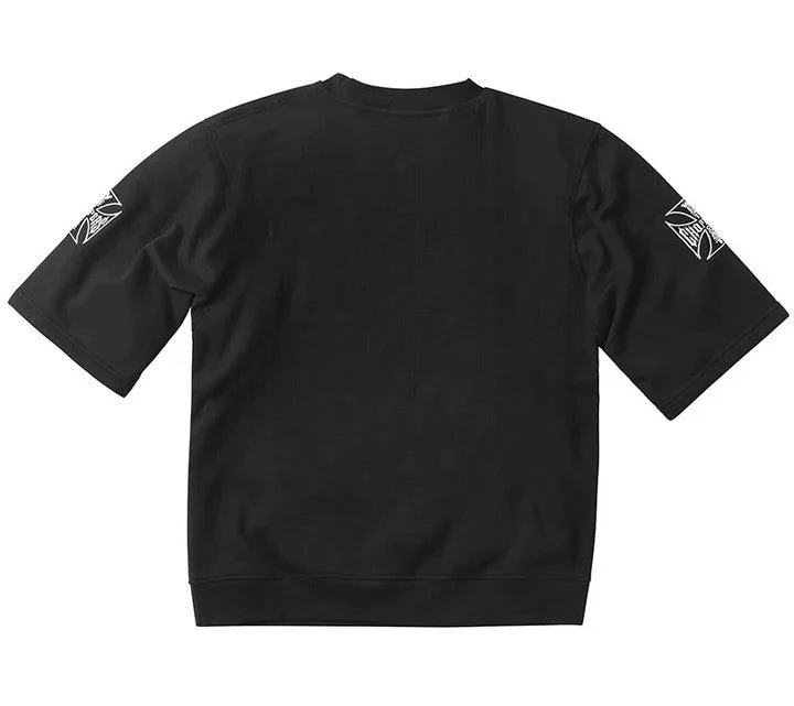 WCC CHOP SLEEVE SWEATER – BLACK - Image 2