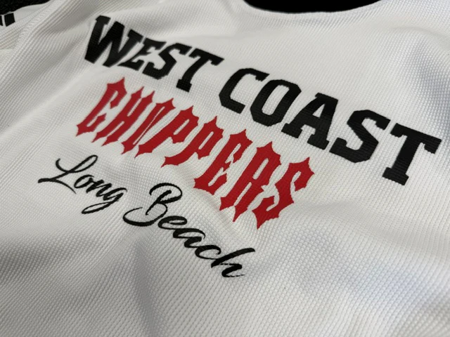 WCC CHOPPERS 4 LIFE WAFFLE LONG SLEEVE - WHITE - Image 3