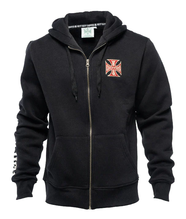 WCC - EL DIABLO ZIP HOODY - Black - Image 3