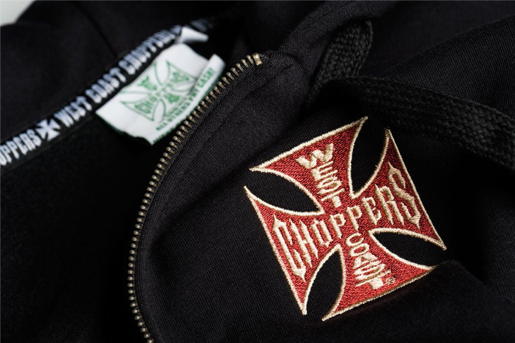 WCC - EL DIABLO ZIP HOODY - Black - Image 5