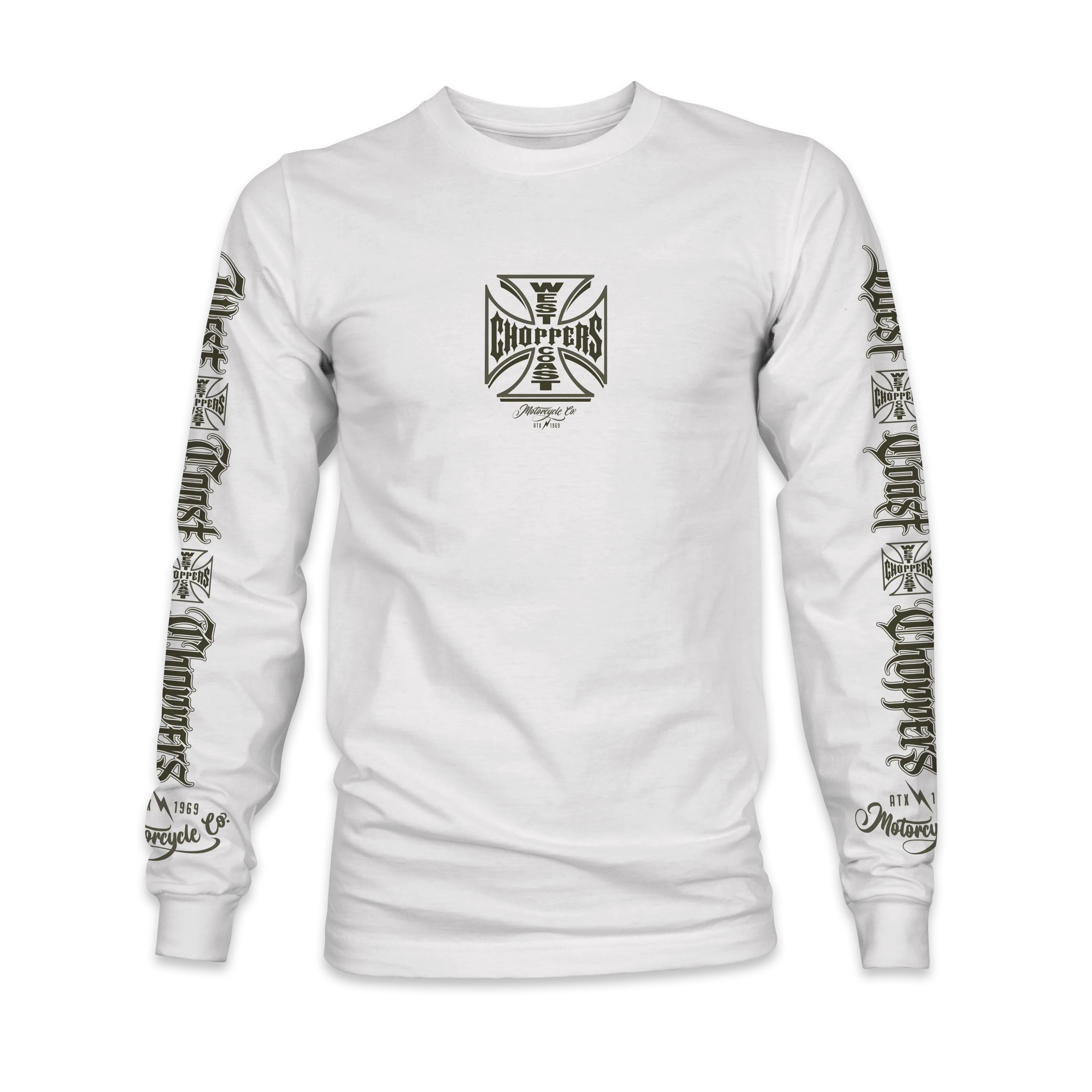 WCC GANGSCRIPT LONG SLEEVE - WHITE