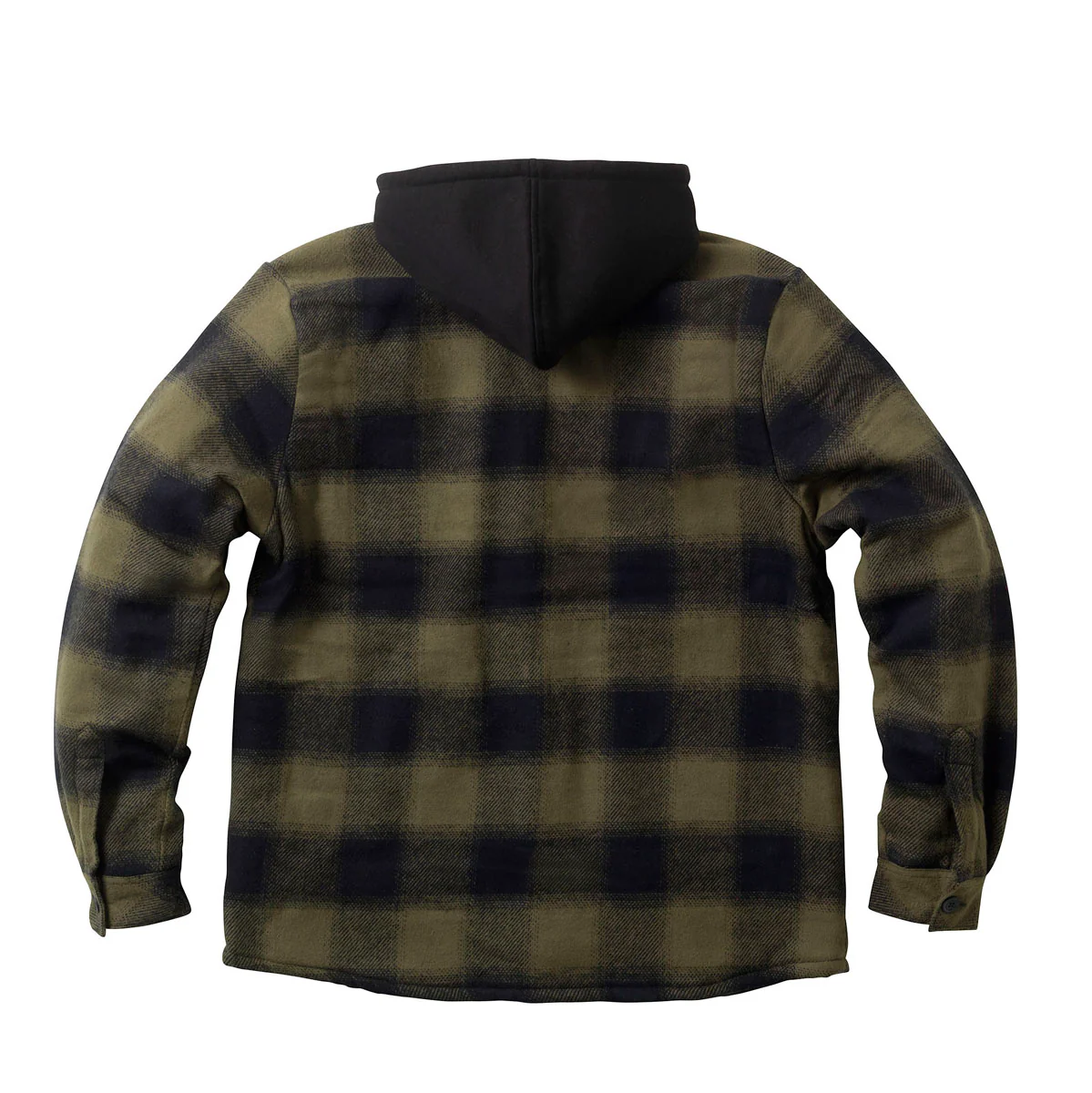 WCC HELL BENT FLANNEL JACKET - OLIVE/BLACK - Image 2