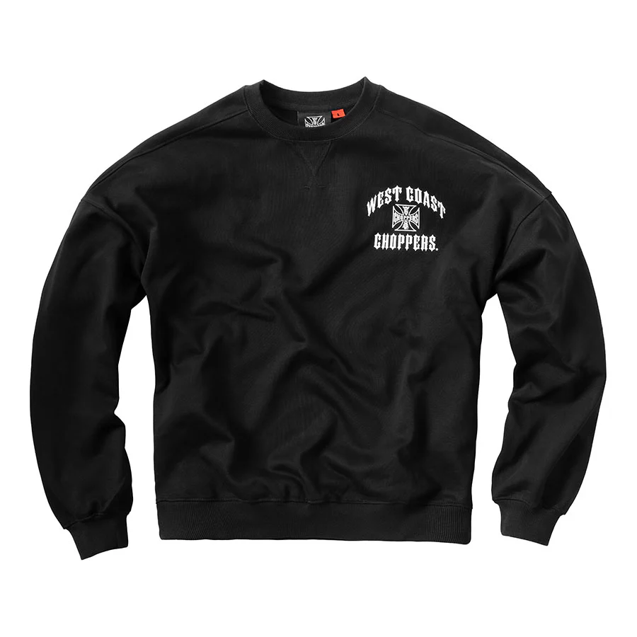 WCC IRON OVERSIZED SWEATSHIRT - BLACK