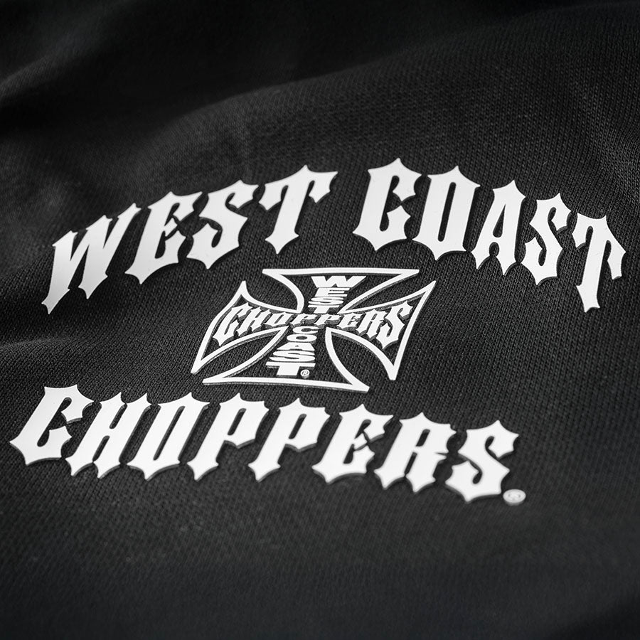 WCC IRON OVERSIZED ZIP HOODY - BLACK - Image 3