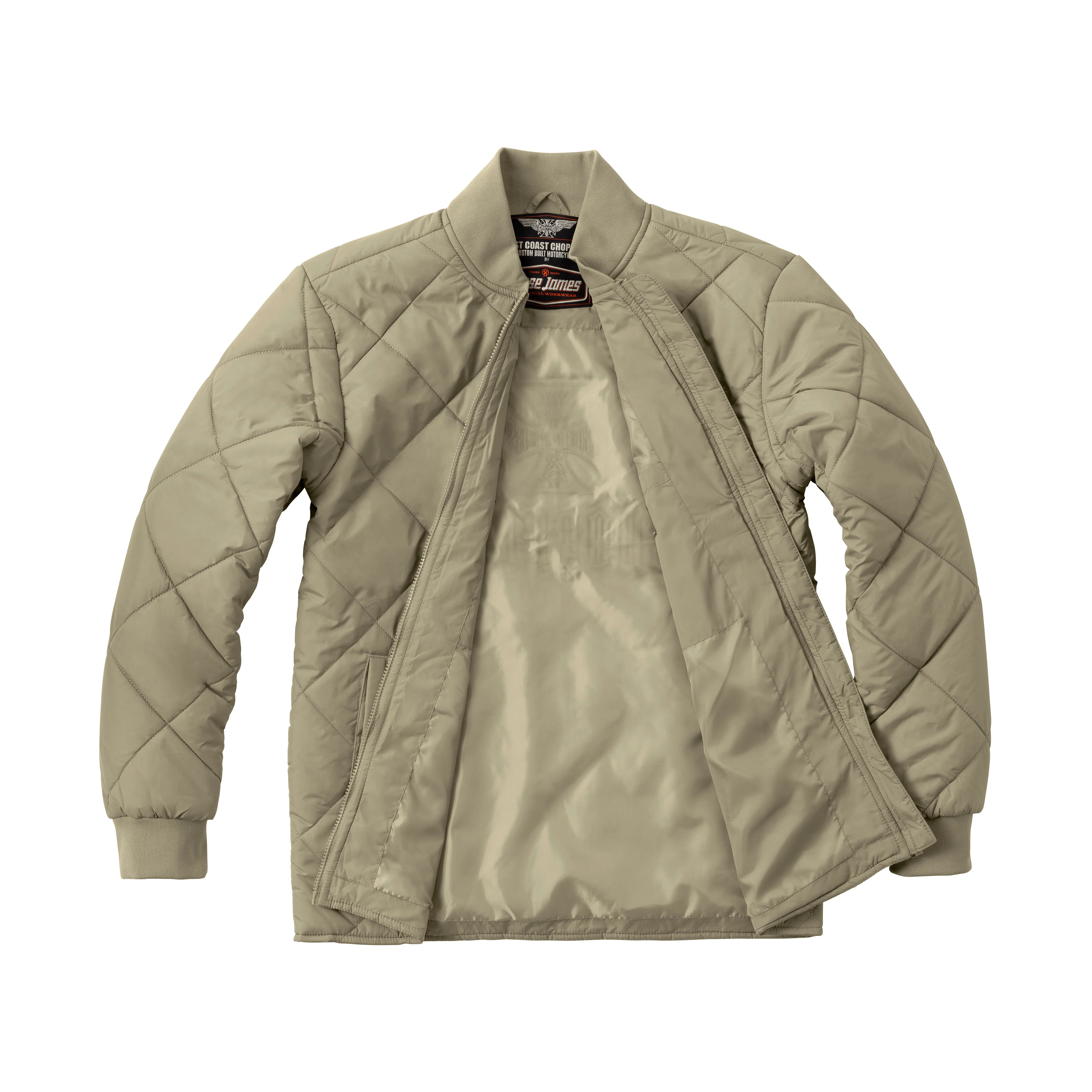 WCC IRON QUILTED JACKET - OLIVE GREEN - Image 3