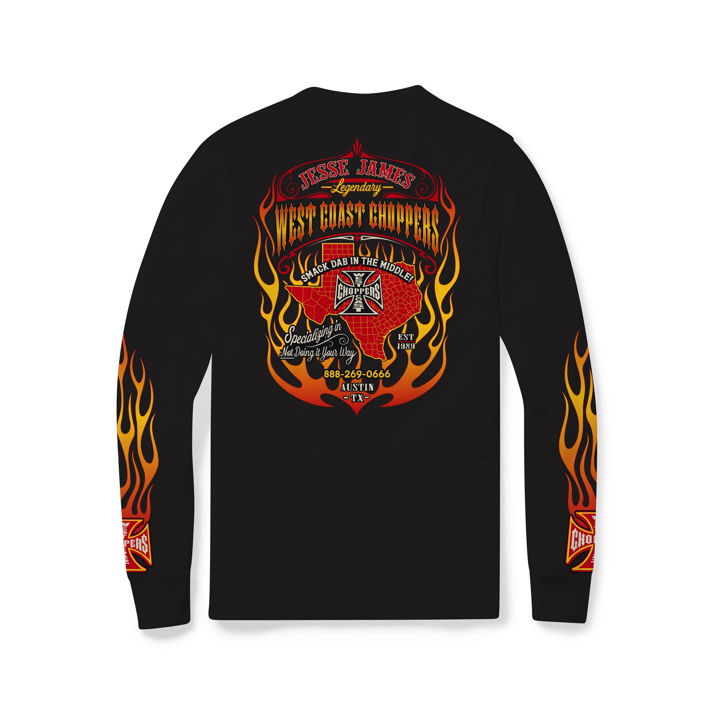 WCC NOT DOING IT YOUR WAY LONG SLEEVE - BLACK - Image 5