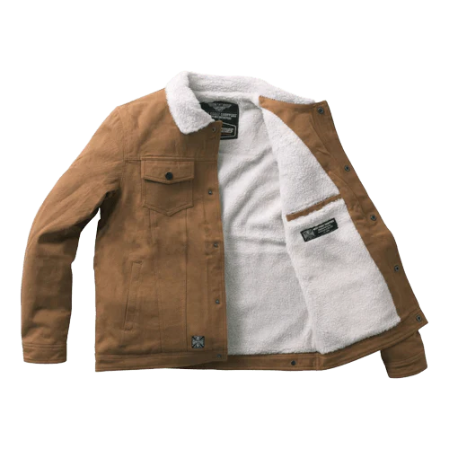 WCC Sherpa Lined Canvas Jacket Duck - Image 2