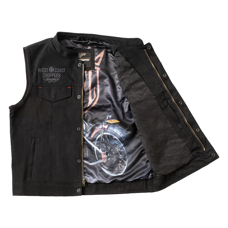 WCC x 13 1/2 Dominator Canvas Riding Vest -Black